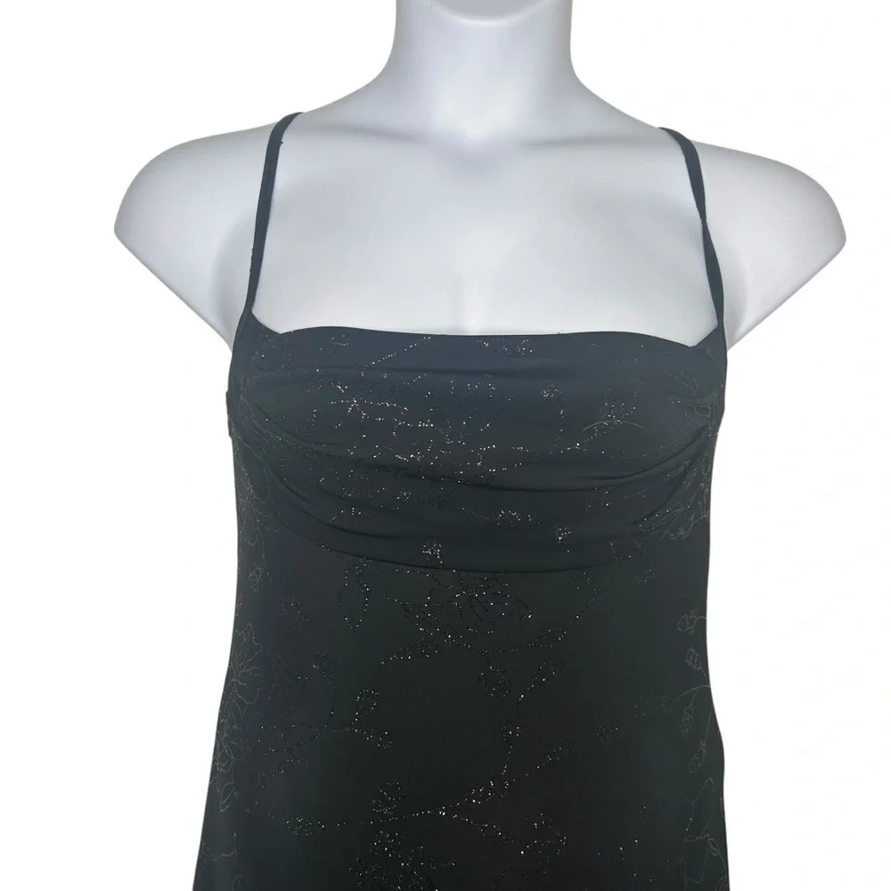 Rampage vintage maxi formal dress size large strappy Whimsigoth fairy 90s Y2K
